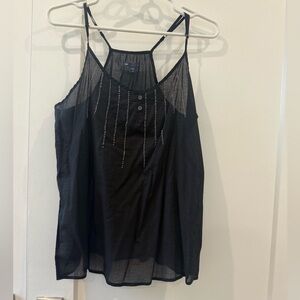 GAP Black Sleeveless Top